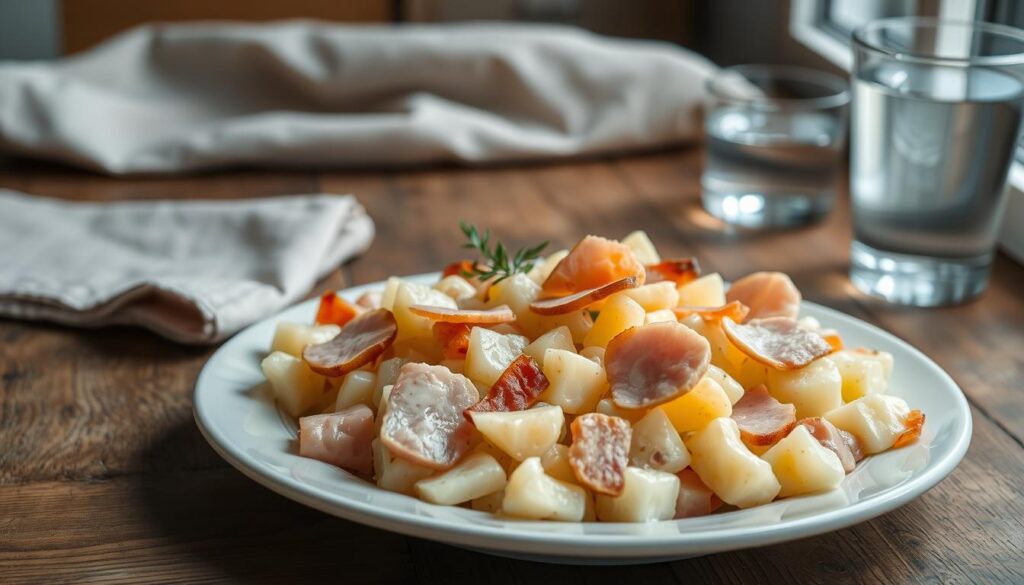 Kartoffelsalat mit Schinken