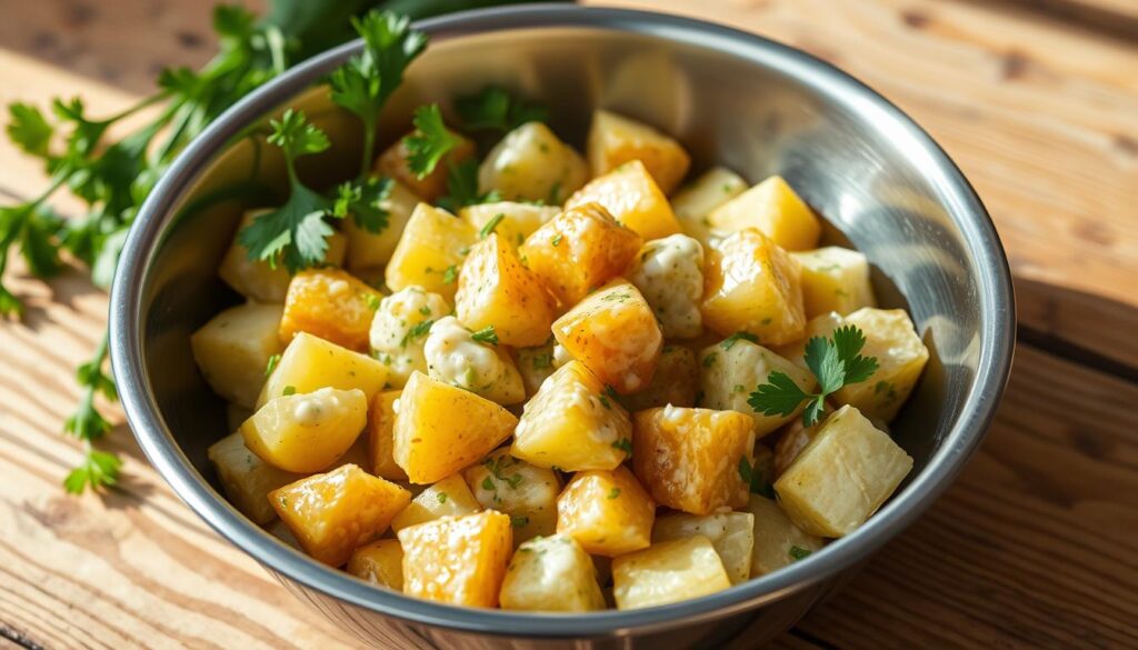 Kartoffelsalat mit neuen Kartoffeln