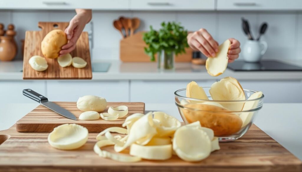 Kartoffelschale Zubereitung