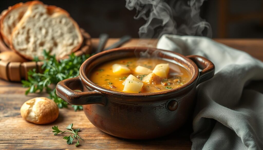 Kartoffelschalen Suppe Rezept