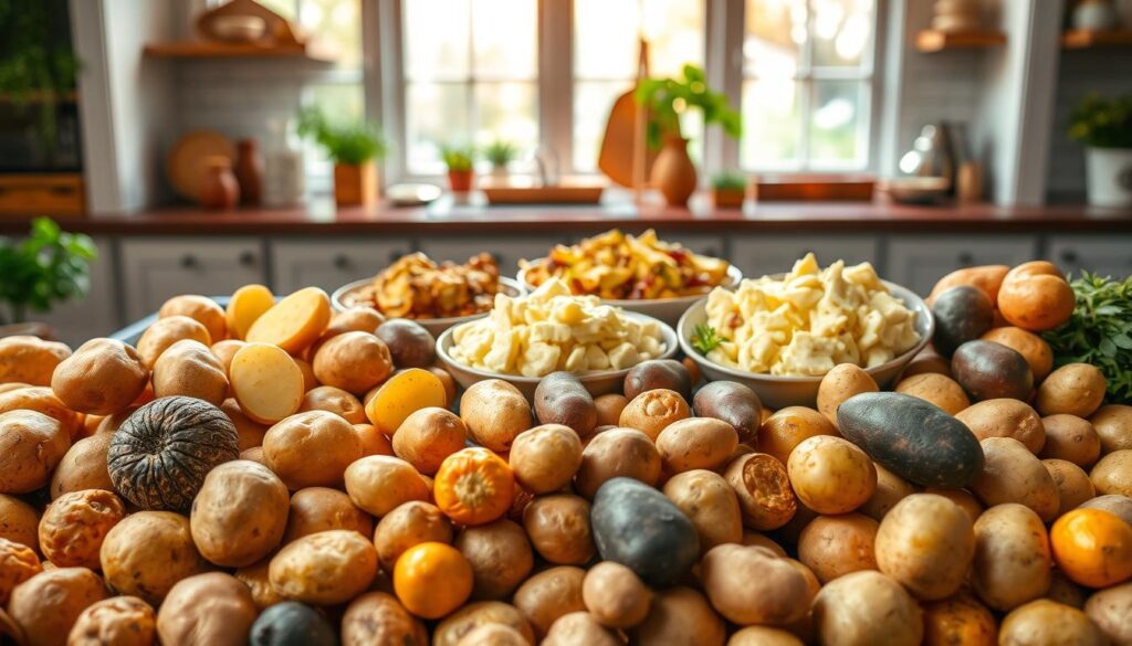 Kartoffelsorten und Zubereitung