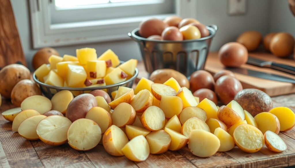 Kartoffelsorten und Zubereitung
