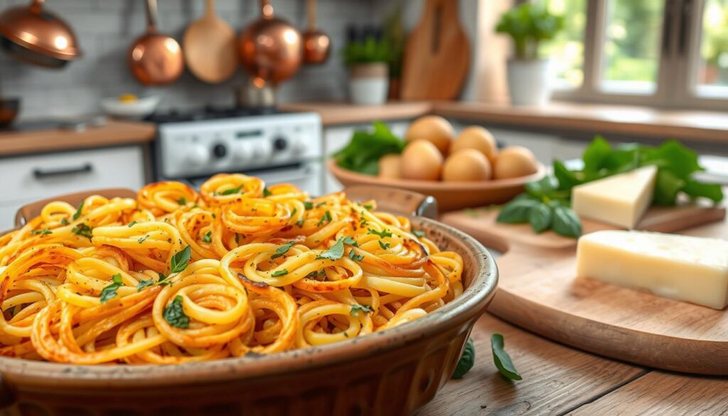 Kartoffelspaghetti Nudelnester
