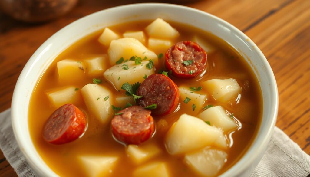 Kartoffelsuppe Würstchen
