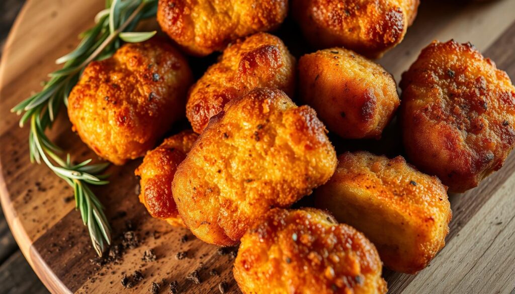 Knusprige Kroketten würzen