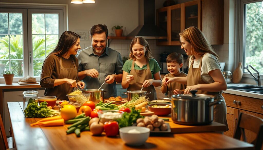 Kochen als Familienerlebnis