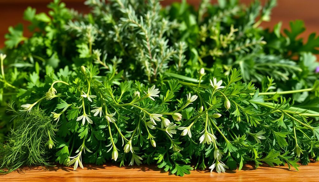 Kräuter für Kartoffelsalat