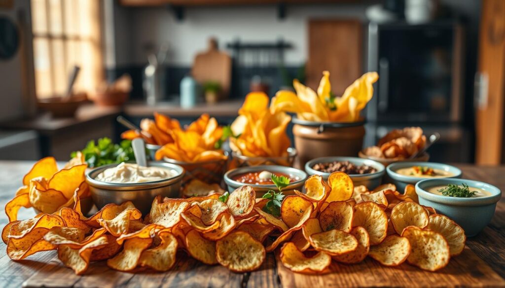 Kreative Chips Variationen