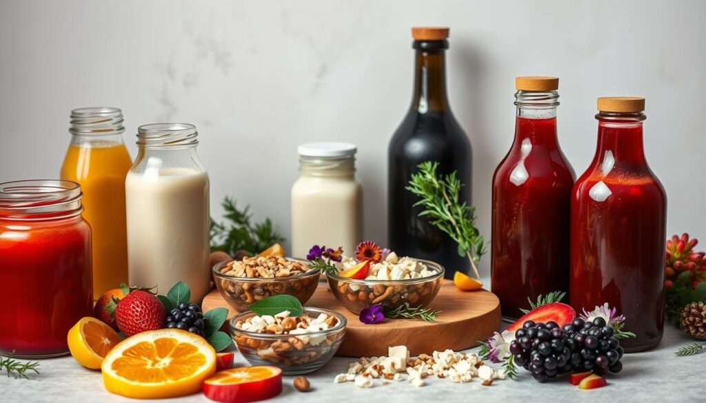 Kreative Dressings für Obstsalat
