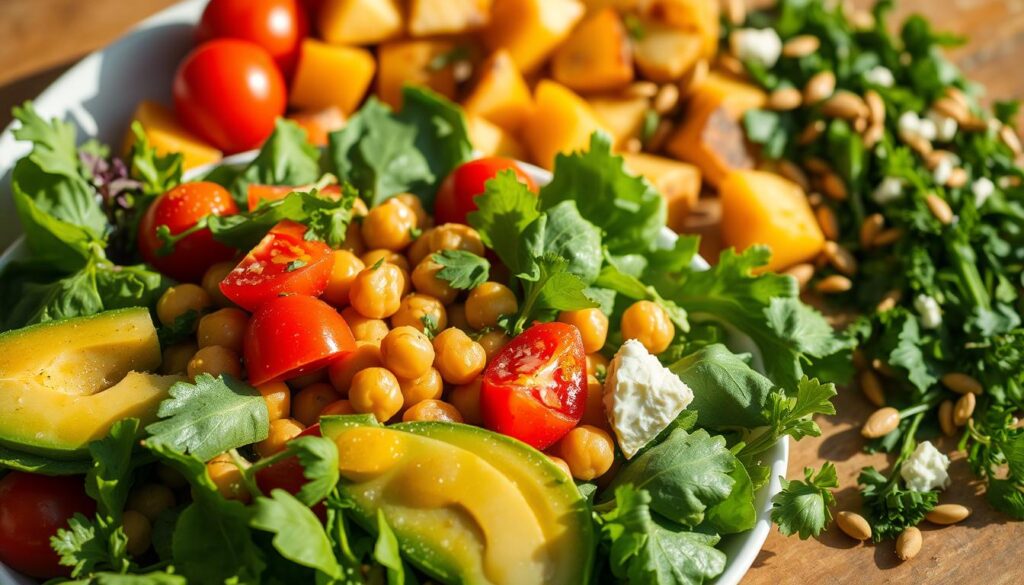Kreative Ergänzungen für einen gesunden Salat