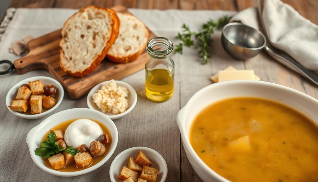 Kreative Garniturideen für Suppe