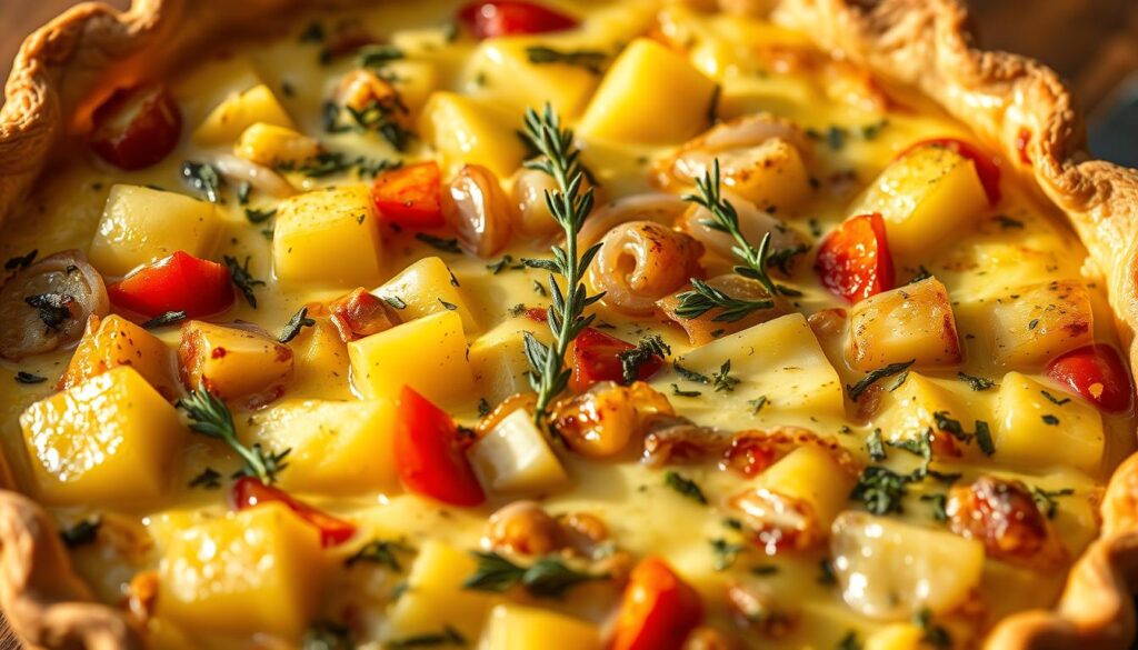 Kreative Quiche Füllung