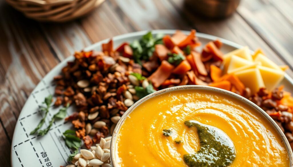 Kreative Toppings für Suppen