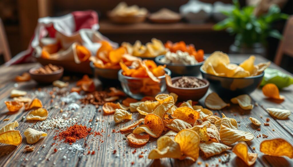 Kreative Variationen für Chips