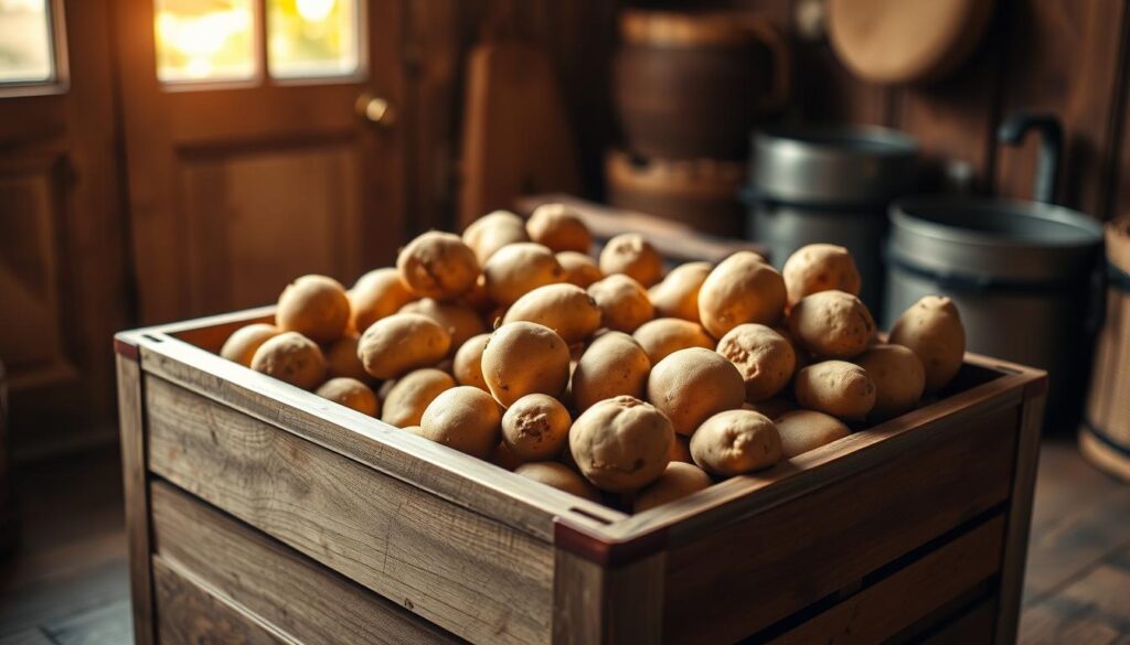 Lagerung von Kartoffeln