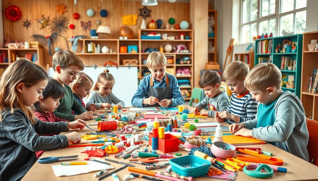 Mister Maker Bastelanleitungen in Aktion