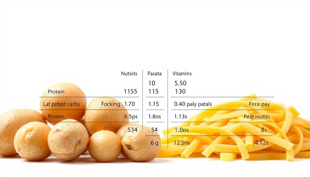 Nährstoffprofil Kartoffeln Nudeln