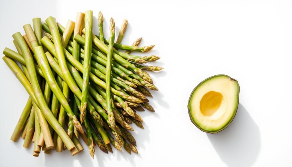 Nährwerte von Spargel und Avocado