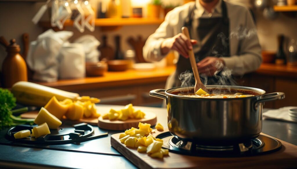 Pastinakensuppe Zubereitung