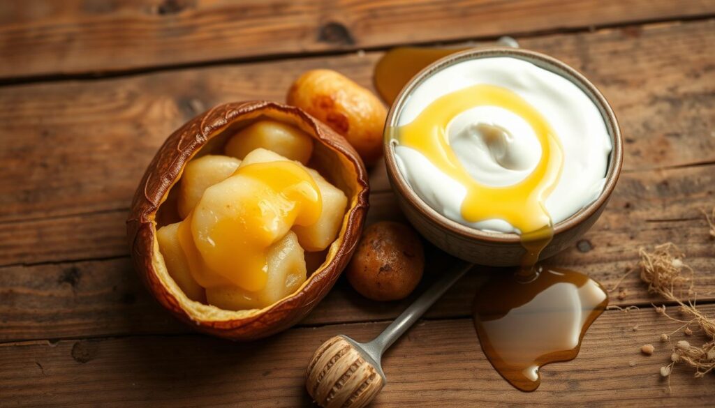 Pellkartoffeln und Quark