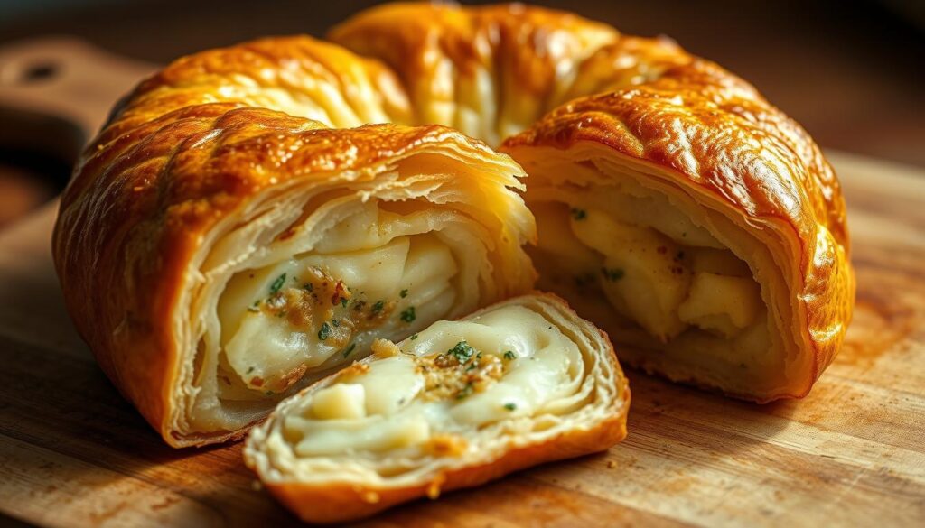 Perfekt gebackene Kartoffelwähe