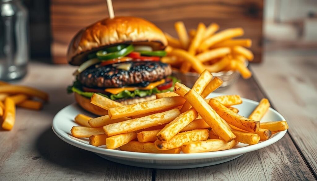 Perfekte Beilage Burger