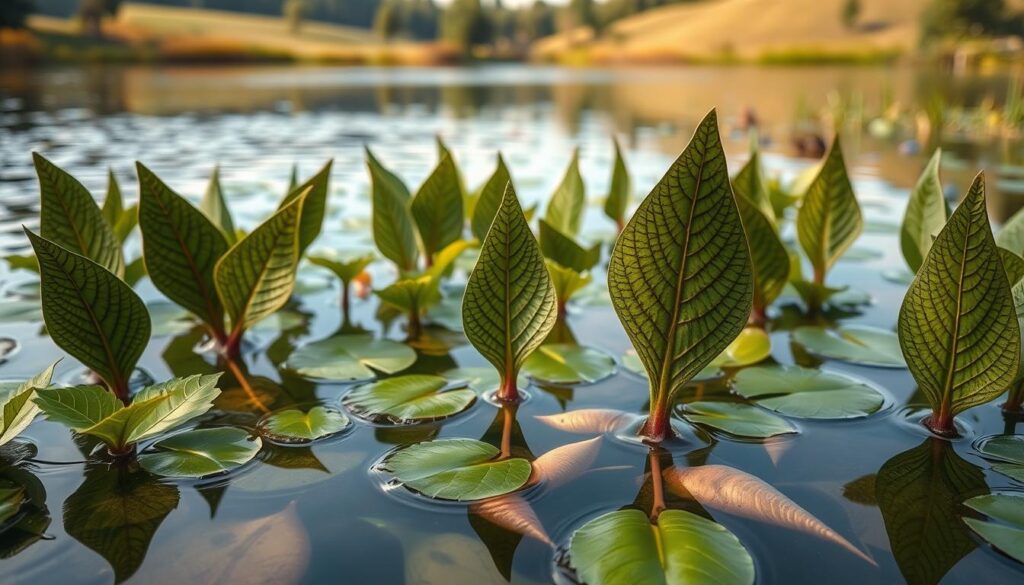 Pfeilkraut im Teich