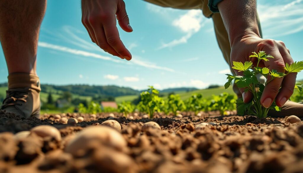 Praktische Pflanzschritte für Kartoffeln