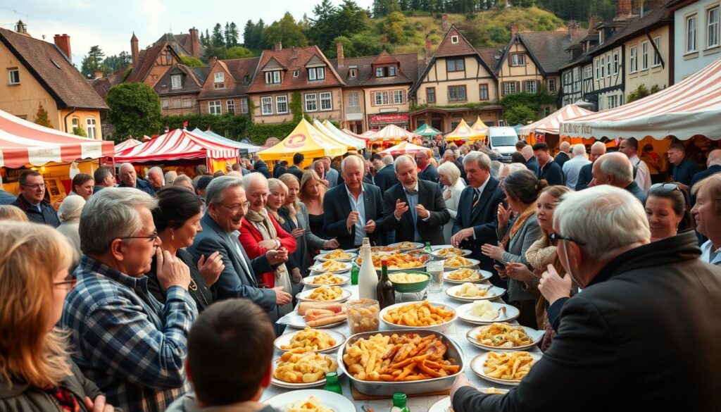 Prominente beim Kartoffelfest