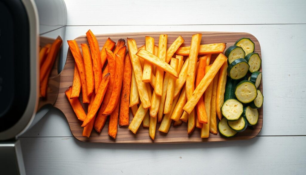 Rezeptvariationen für Pommes in der Heißluftfritteuse