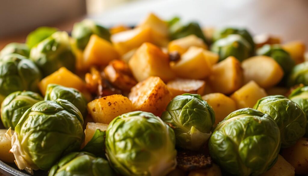 Rosenkohl-Kartoffel Kombination
