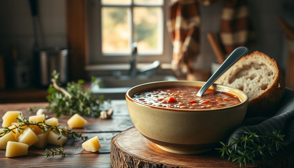 Rote Linsensuppe