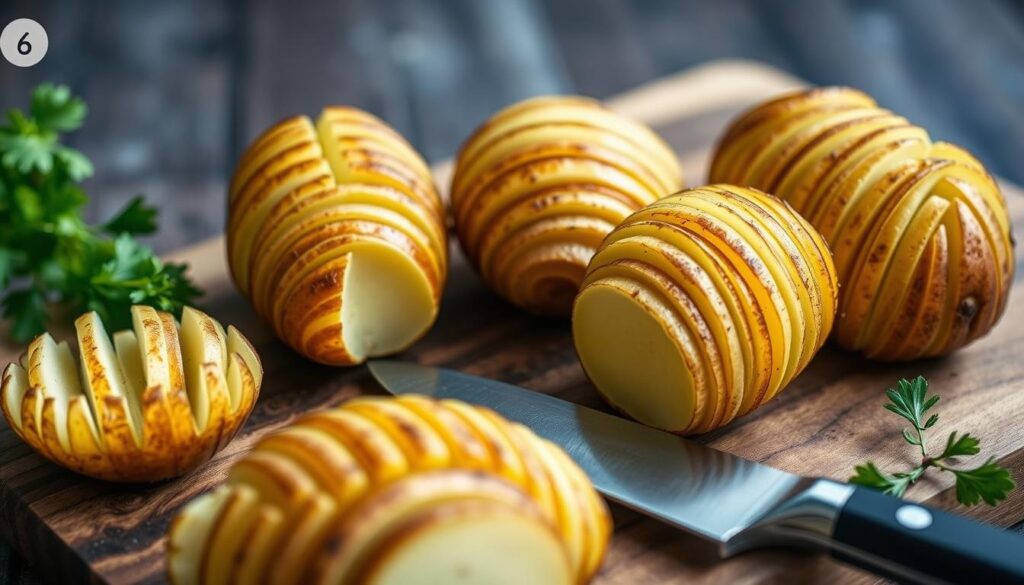 Schritt-für-Schritt Anleitung für Hasselback-Kartoffeln