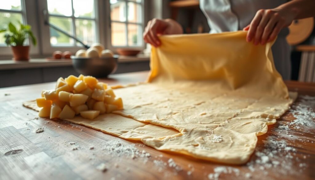 Strudel backen