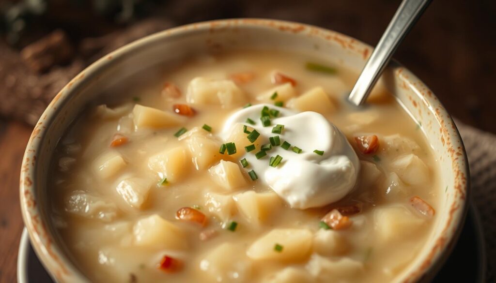 Traditionelle Kartoffelsuppe
