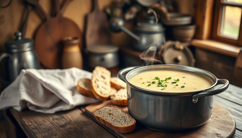 Traditionelle Kartoffelsuppe