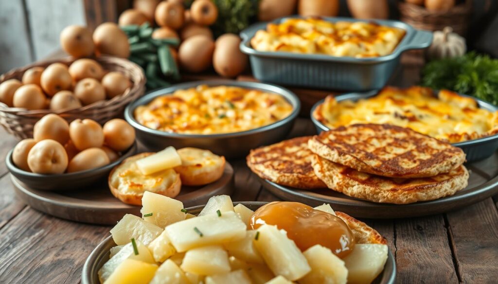 Traditionelle deutsche Kartoffelgerichte