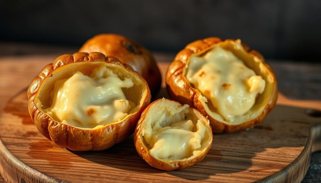 Traditionelle gefüllte Kartoffeln