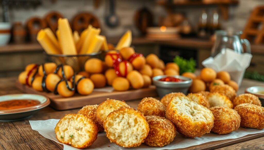 Traditionelle und moderne Kroketten