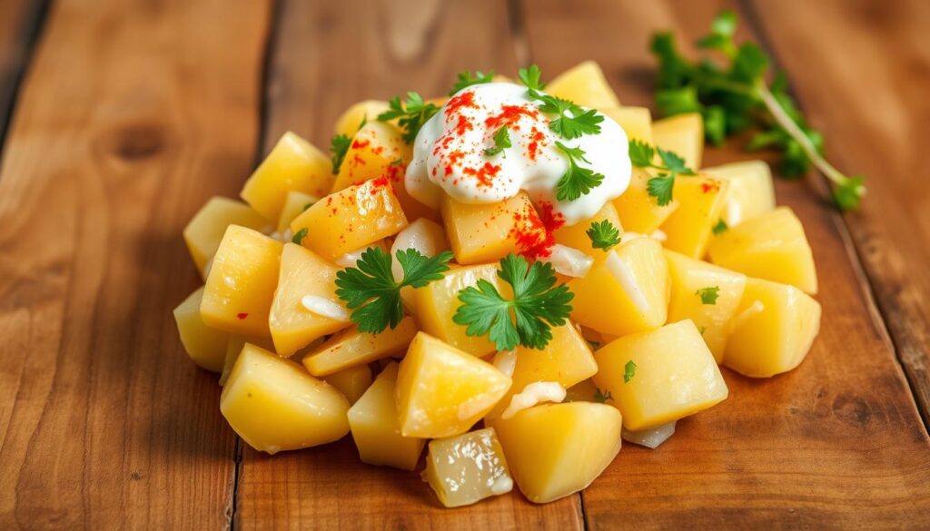 Traditioneller Kartoffelsalat