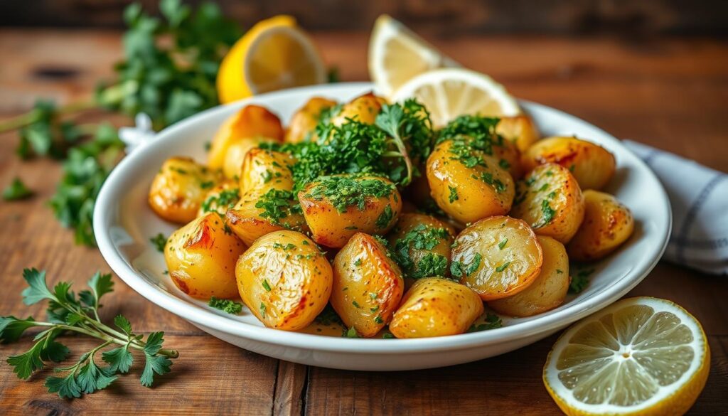 Traditionelles Rezept mit Gremolata Kartoffeln