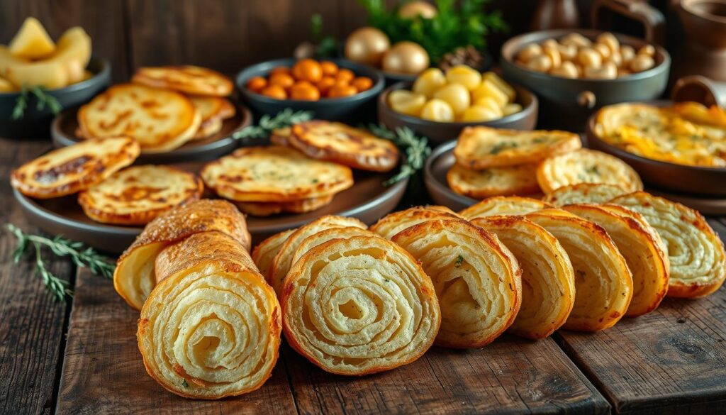 Variationen der Kartoffelspezialität