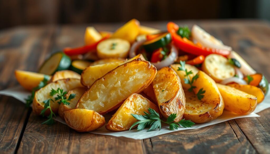 Vegetarisches Kartoffelgericht