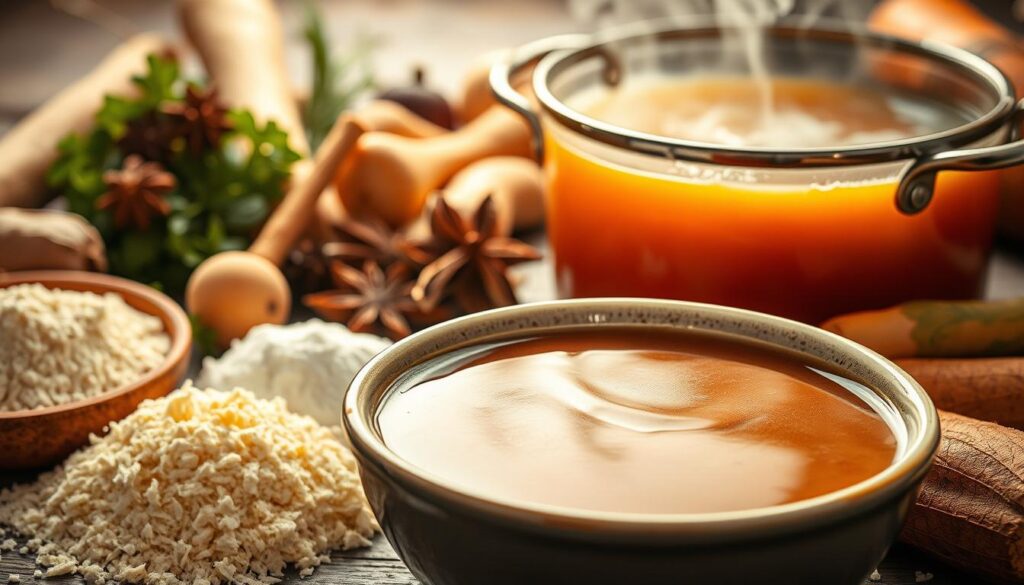Verdickungsmittel in Saucen und Suppen