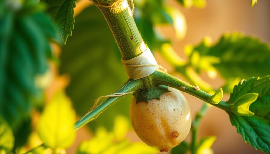 Veredelung von Tomaten und Kartoffeln