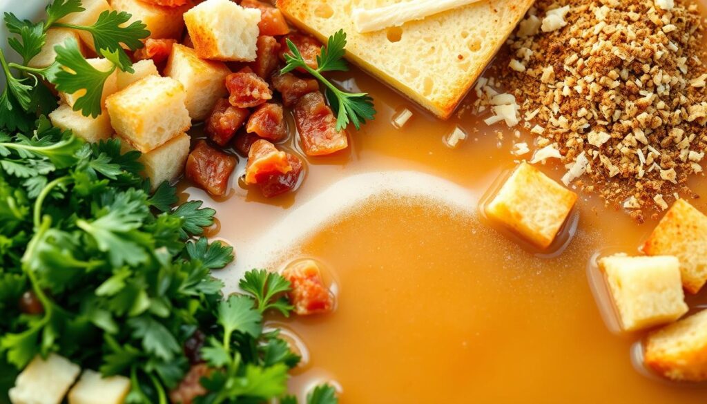 Weihnachtssuppe Toppings
