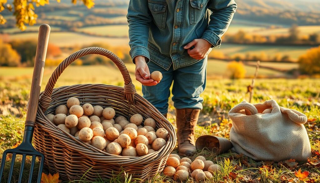 Werkzeuge für die Kartoffelernte