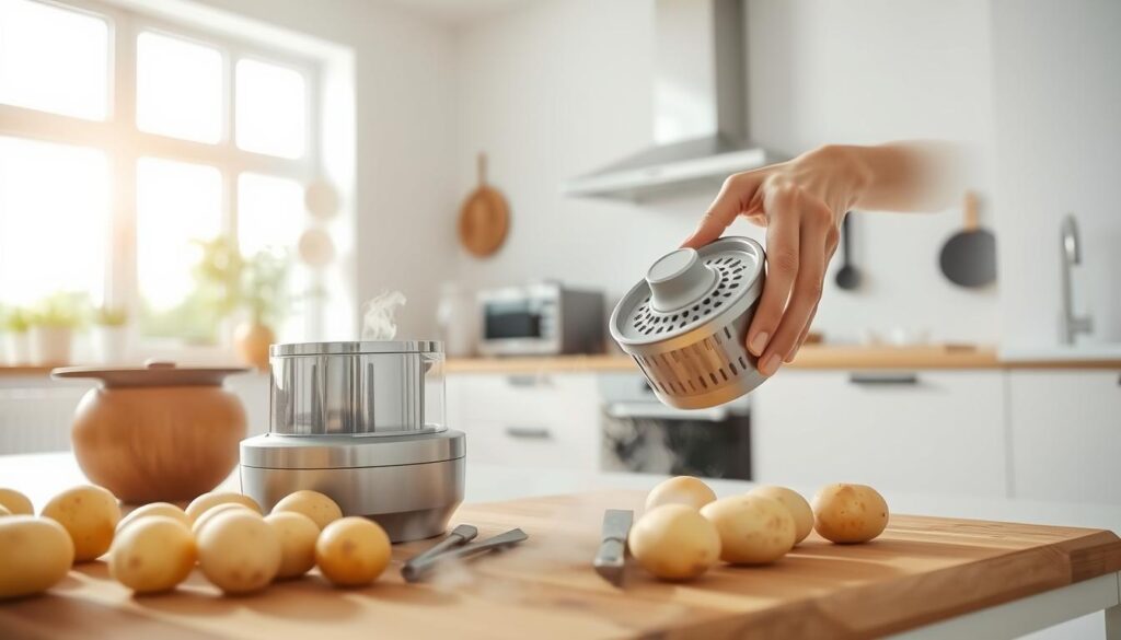 Zeitsparende Kartoffelzubereitung