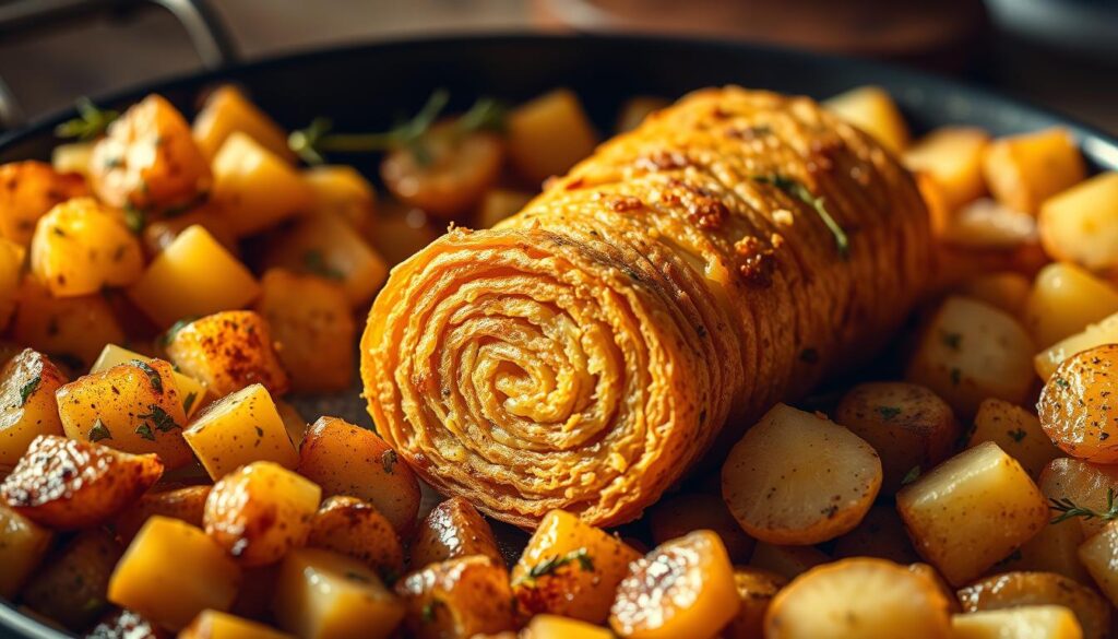 Zubereitung der Kartoffelspezialität