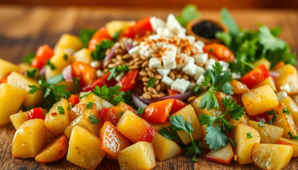 Zubereitung von Kartoffelsalat